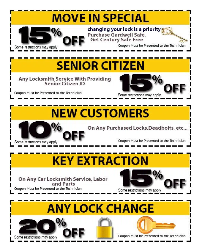 Security Locksmith Services Pearland, TX 281-914-4909 - coupon-img